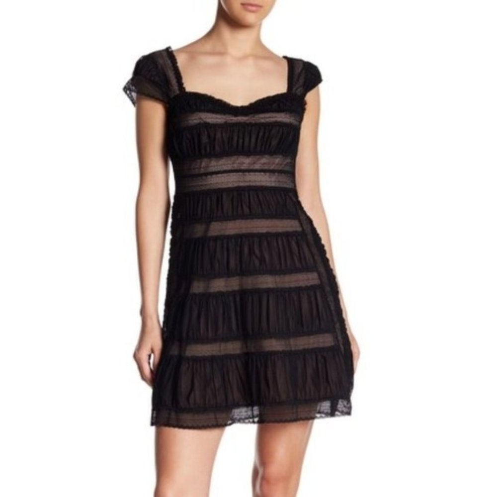 NWT Free People X Revolve Alicia Lace Mini Dress - Picture 1 of 8